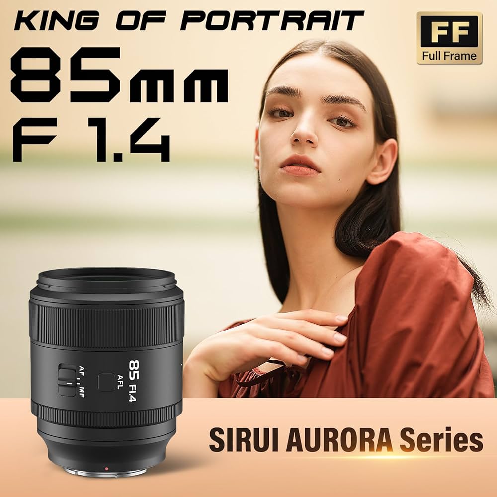 SIRUI Aurora 85mm Obiettivo F1.4 Full Frame Auto Focus